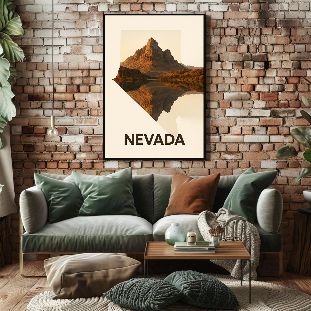 Nevada Landscape Reflection Poster