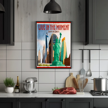 Vintage Poster New York City Liberty