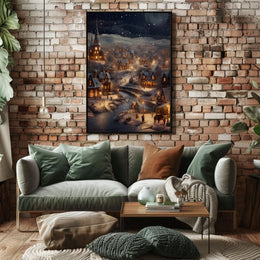Winter Wonderland Village Poster