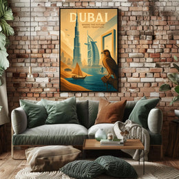 Dubai Poster For Modern Homes Harmonious Heritage Decor