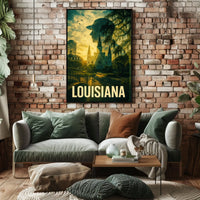 Louisiana A Scenic Tribute Poster