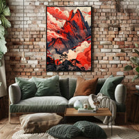 Majestic Peaks Poster