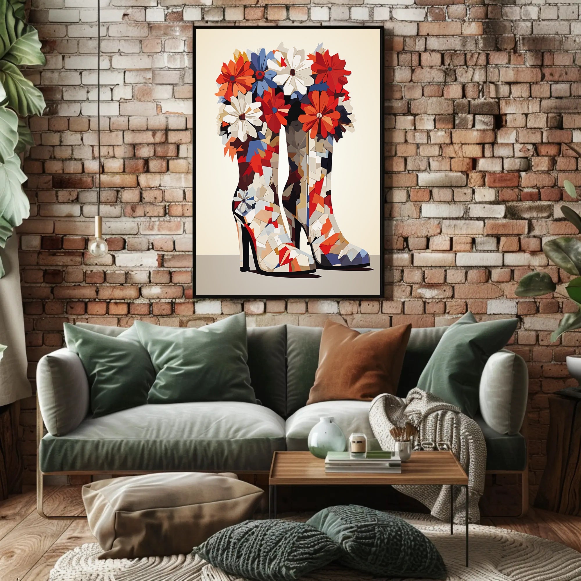 Floral Fashion Statement Poster