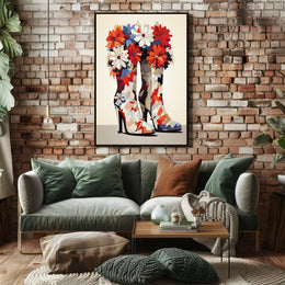 Floral Fashion Statement Poster