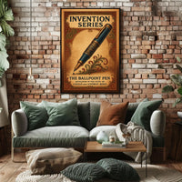 The Ballpoint Pen Invention Series Poster