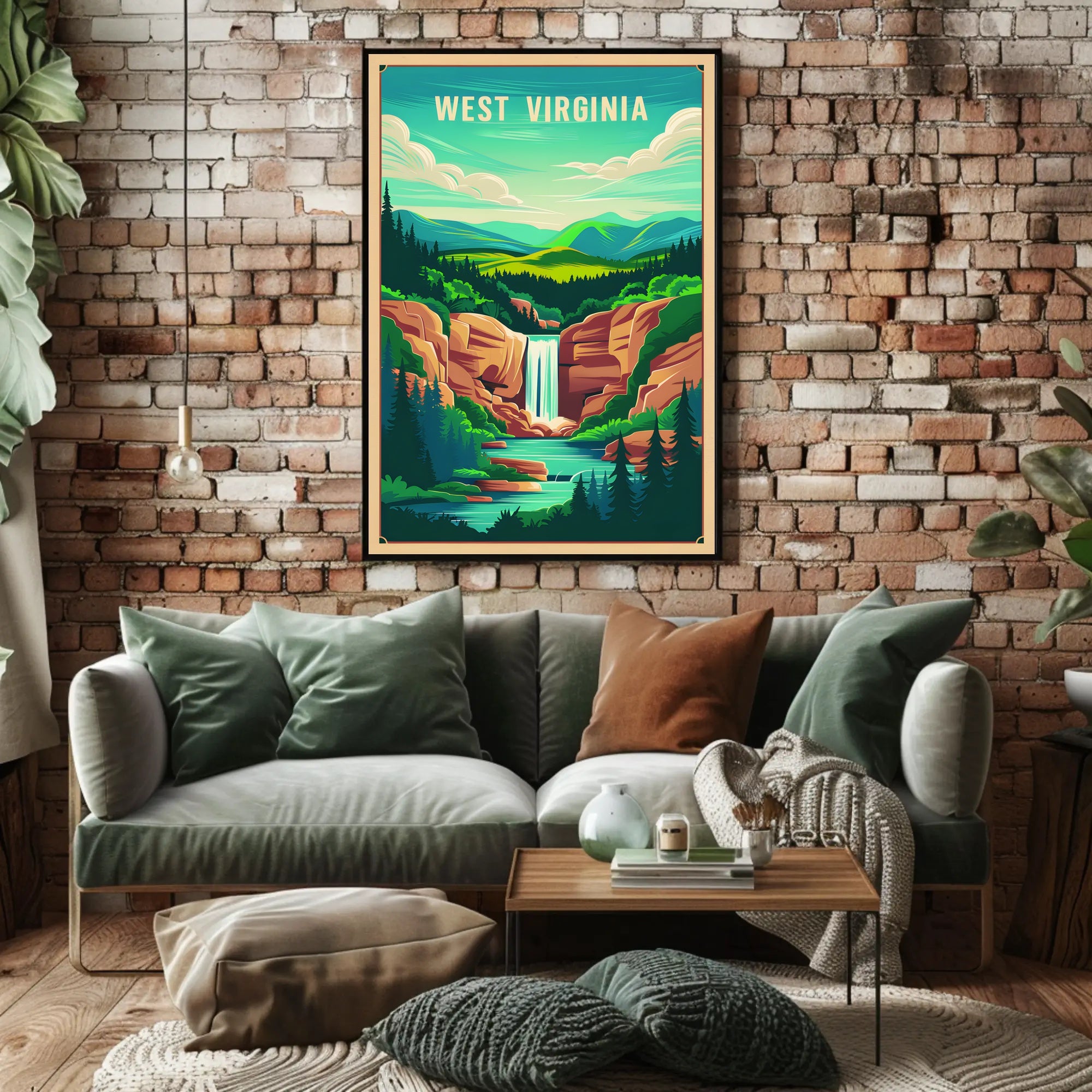 West Virginia Scenic Poster