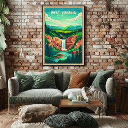 West Virginia Scenic Poster