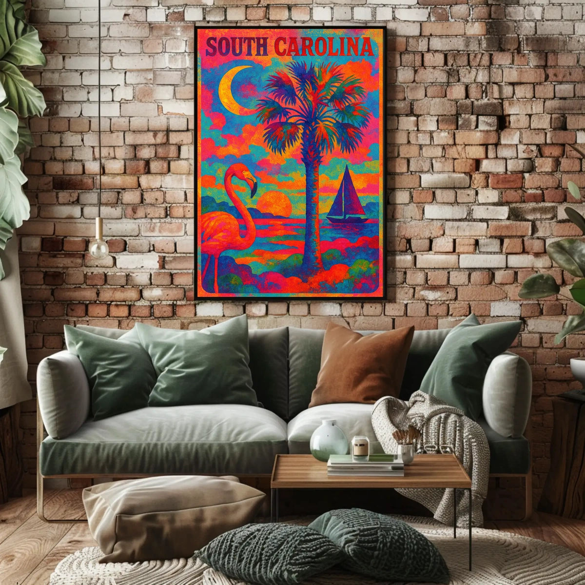 Vibrant South Carolina Poster