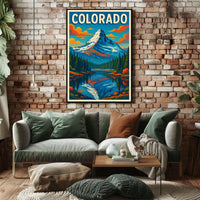 Colorado Mountain Landscape Poster