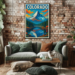 Colorado Mountain Landscape Poster