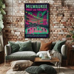 Milwaukee Frost and Firelight Poster