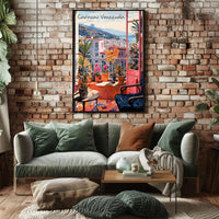 Vibrant Balcony View of Caracas Poster