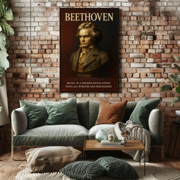 Beethoven MusicS Higher Revelation Poster
