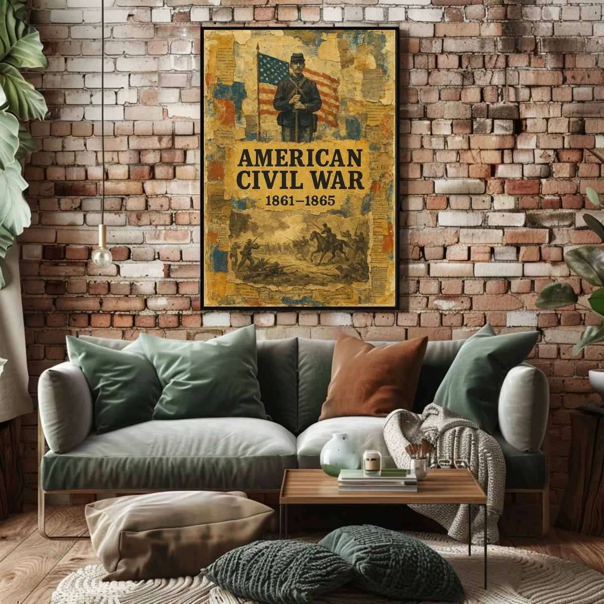 American Civil War 1861-1865 Poster