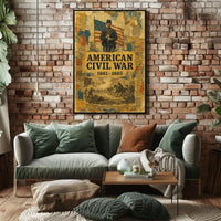 American Civil War 1861-1865 Poster
