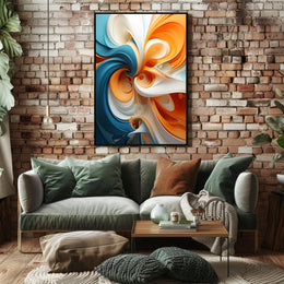 Abstract Swirl Of Colors Abstract Poster PosterGoat