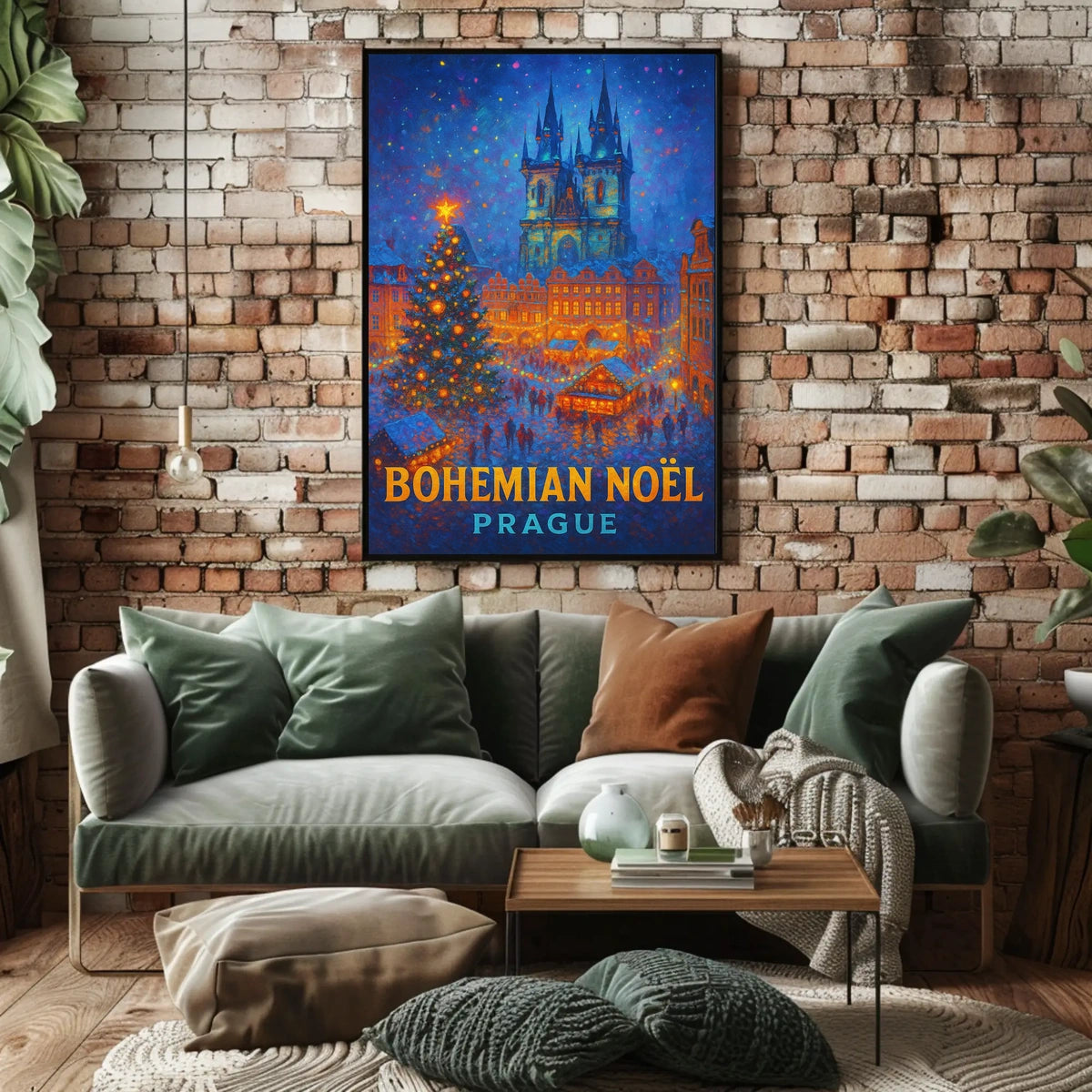 Bohemian Noël Prague Poster