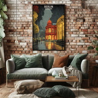 Berlin in the Rain Poster
