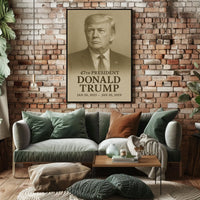 Donald Trump 47th President Poster