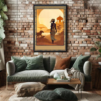 Sunset Silhouette Poster