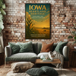 Iowa Heartland Heritage Poster
