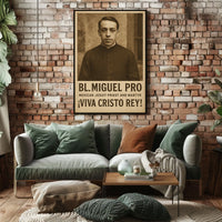 Bl. Miguel Pro Mexican Jesuit Priest Poster