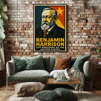 Benjamin Harrison 23rd President Poster