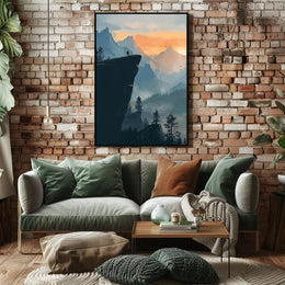Vintage Art Deco New York City Skyline Poster