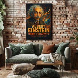 Albert Einstein Theory Of Relativity Poster