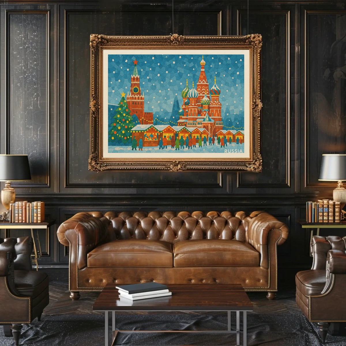 Winter Festivities in Russia Poster