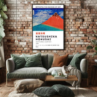 Katsushika Hokusai South Wind Clear Sky Poster