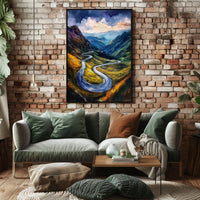 Romania Transfagarasan Mountain Road Scenic Poster