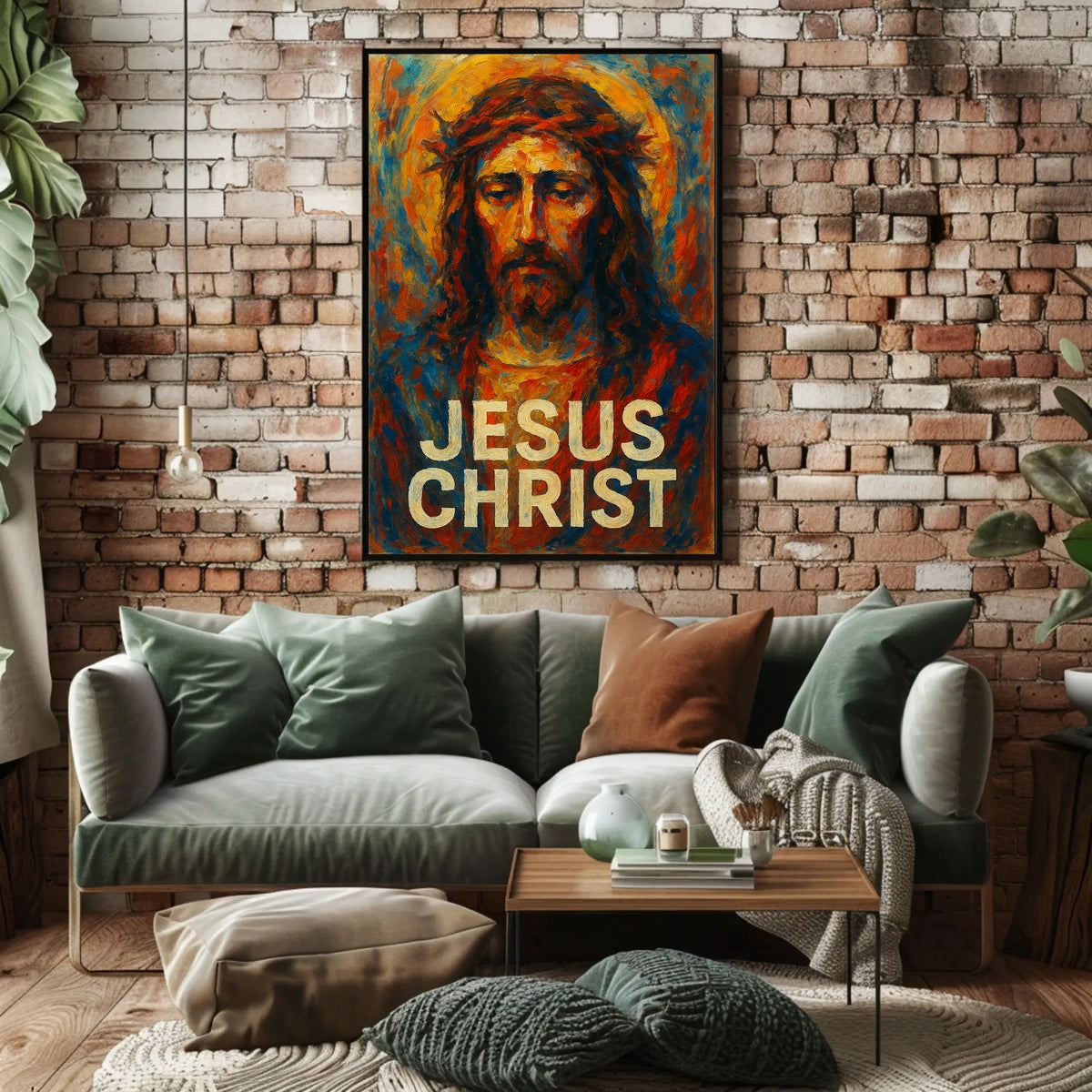 Jesus Christ Iconic Portrait Poster