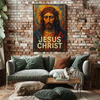 Jesus Christ Iconic Portrait Poster