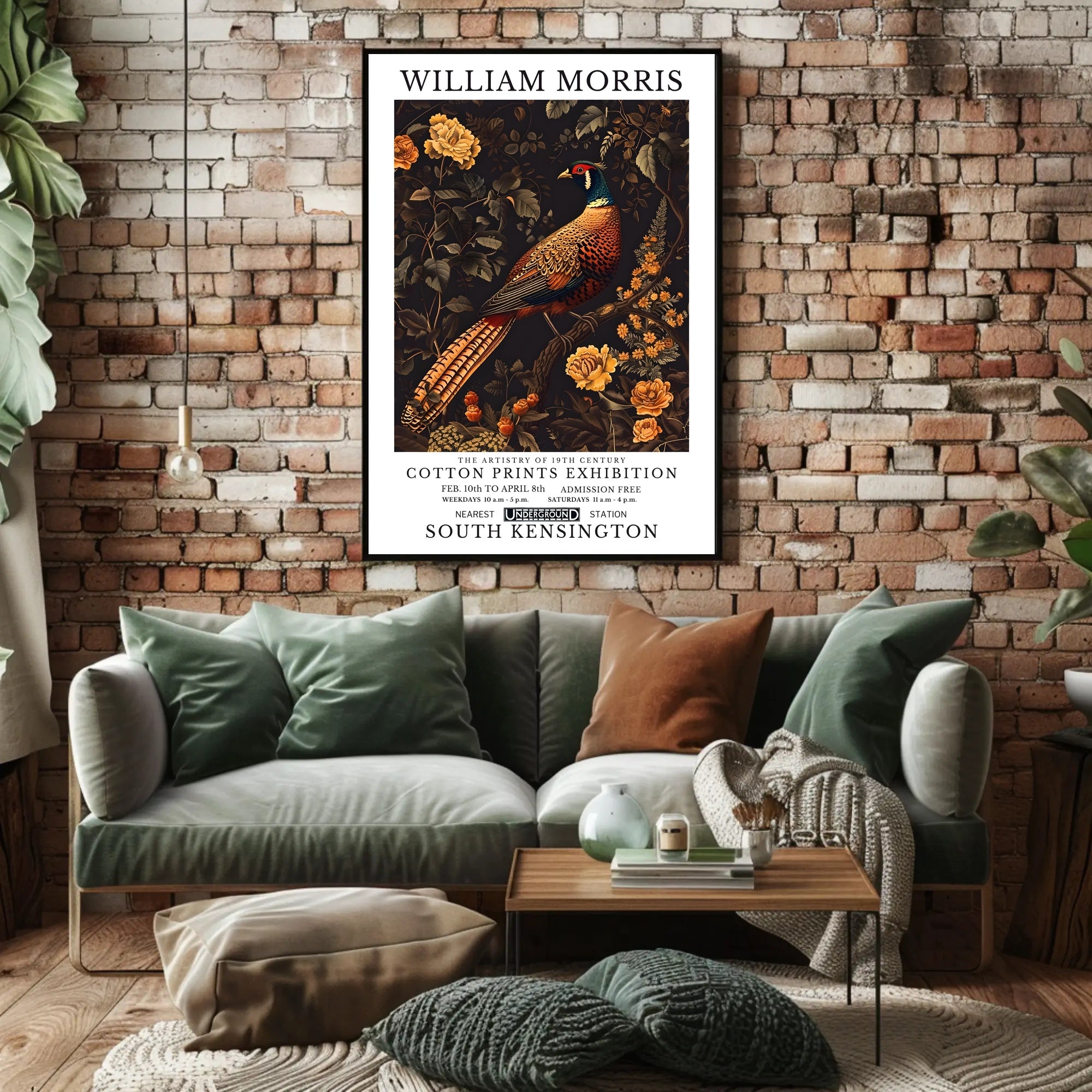19th Century Cotton Prints Exhibition Heritage Poster