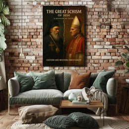 Great Schism 1054 Eastern Western Poster