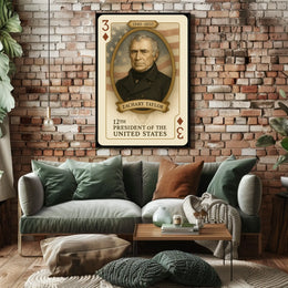 Zachary Taylor 12th President Portrait Print Poster