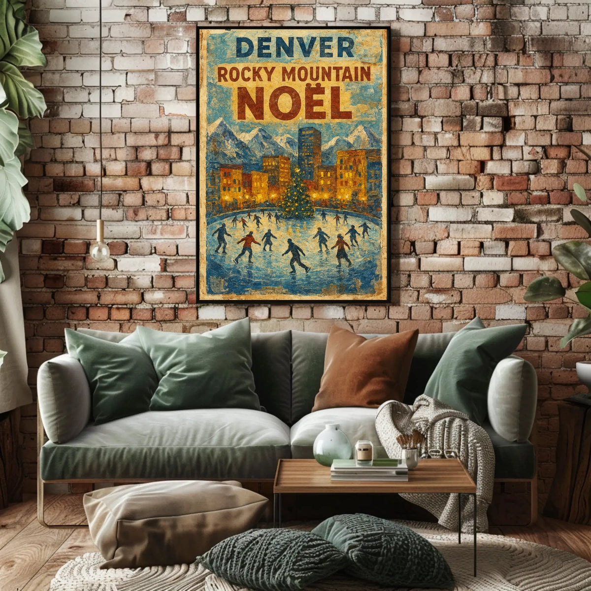 Denver Rocky Mountain Travel And Mountain Landscapes Colorado Poster