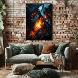 Crystalline Inferno Poster