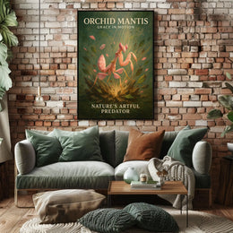 Orchid Mantis Grace in Motion Poster