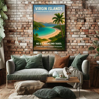 Virgin Islands Caribbean Paradise Poster