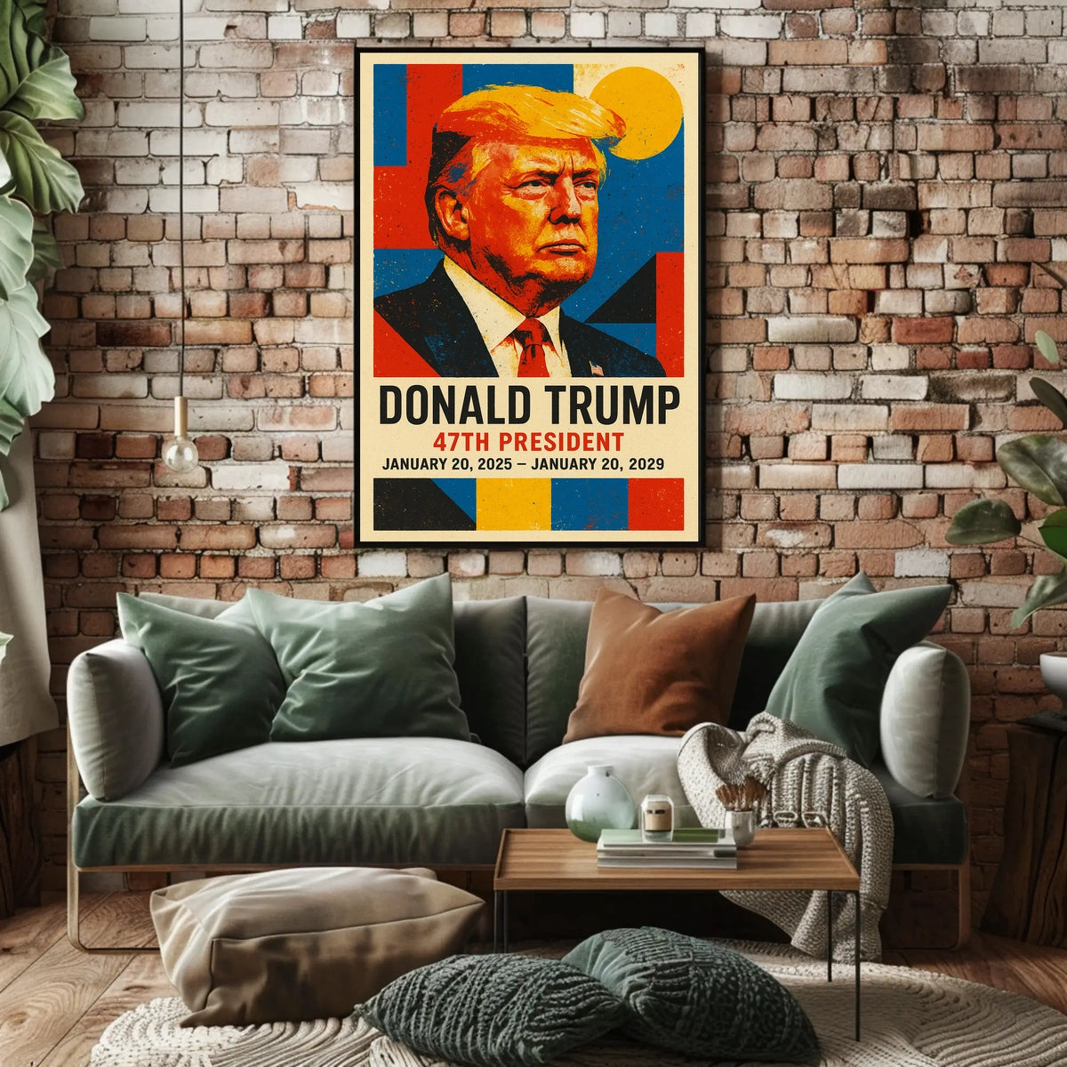 Trump Visionary Leader Pop Art Patriotic Poster