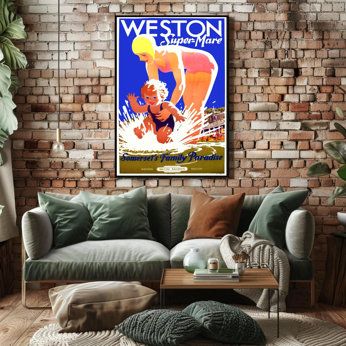 Weston-Super-Mare SomersetS Family Poster