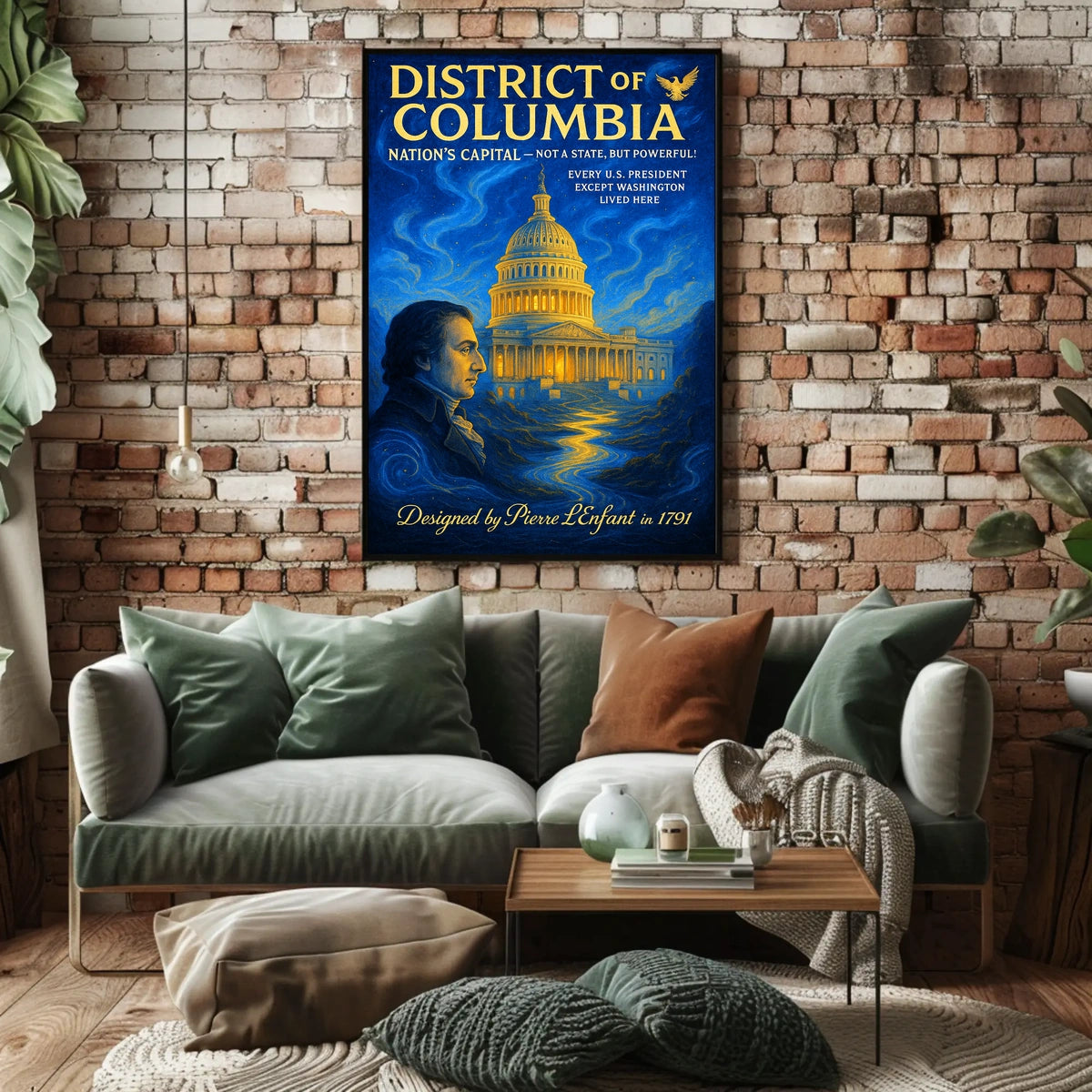 District of Columbia Nation's Capital Poster