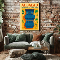 Al Balad The Colorful Old City Of Poster