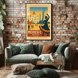 Vibrant Mexico City Poster