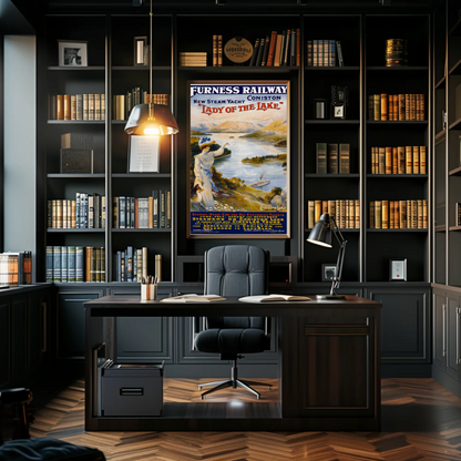 Lady of the Lake - Furness Railway Poster