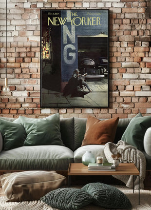 Mid-Century Urban Style Historical or Presidential Poster