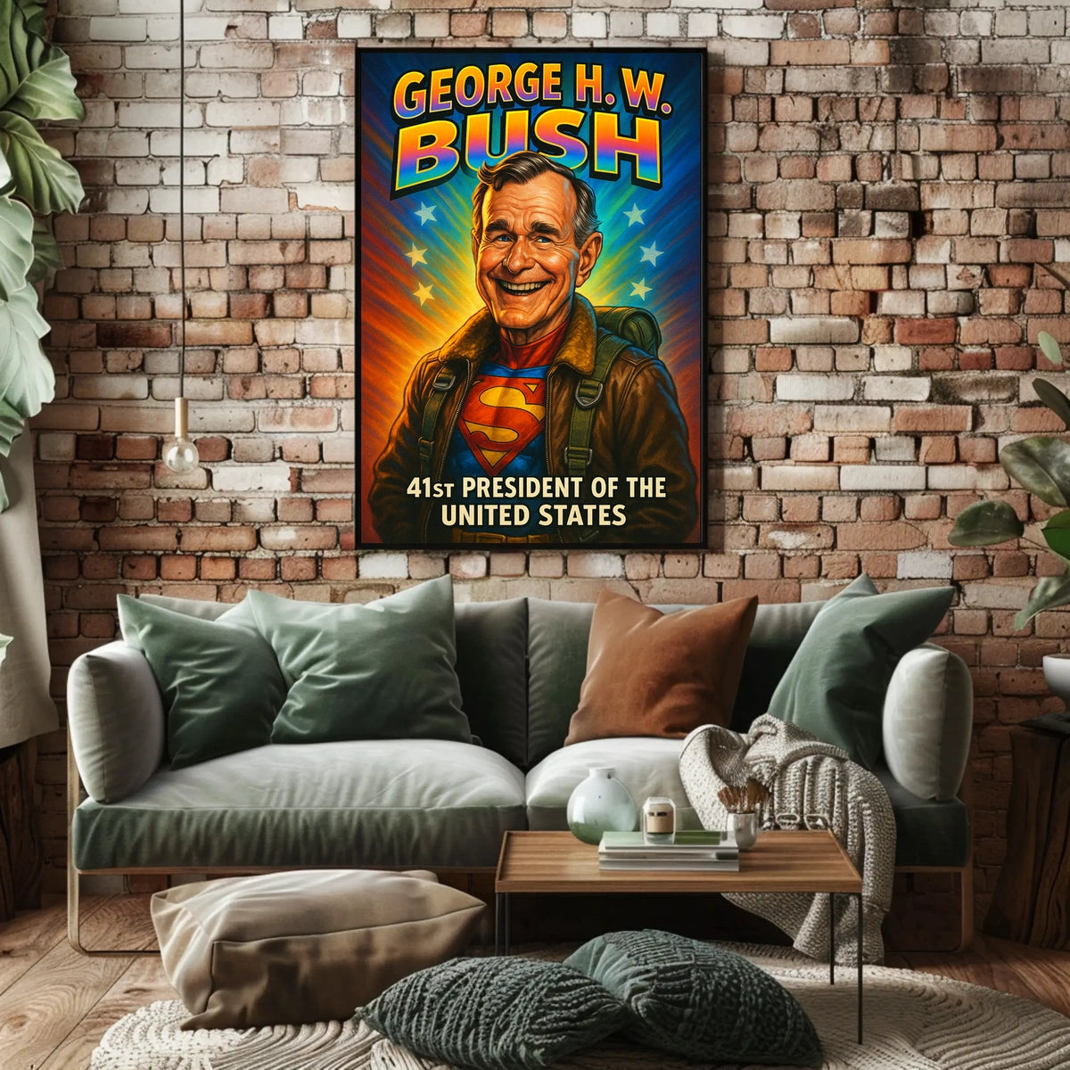 George H. W. Bush 41st President Poster