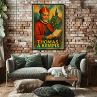 Historic Clergy Christmas Scene: Cultural or Heritage Poster